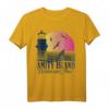 HapKitten T-Shirt mit Amity Island Leuchtturm & Sonnenuntergang - Official Licensed Geburtstagsdesign
