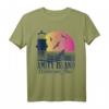 HapKitten T-Shirt mit Amity Island Leuchtturm & Sonnenuntergang - Official Licensed Geburtstagsdesign