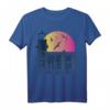 HapKitten T-Shirt mit Amity Island Leuchtturm & Sonnenuntergang - Official Licensed Geburtstagsdesign