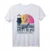 HapKitten T-Shirt mit Amity Island Leuchtturm & Sonnenuntergang - Official Licensed Geburtstagsdesign
