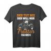 Trecker Der Tut Nix Der Will Nur Traktor Fahren Männer T-Shirt – Lustiges Landwirt Geschenk & Traktor Fanartikel für Geburtstagsfeier