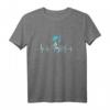 HapKitten Pferde Herzschlag Damen T-Shirt – Perfektes Geschenk für Pferdeliebhaberinnen und Pferdefans
