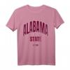 Retro Classic Vintage USA State ALABAMA - Grau meliertes T-Shirt für Studenten, Reisende & USA-Fans