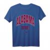 Retro Classic Vintage USA State ALABAMA - Grau meliertes T-Shirt für Studenten, Reisende & USA-Fans