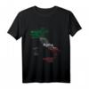 Italien Karte Umriss Flagge Städte Rom Mailand Neapel Turin - Reise T-Shirt für Italienliebhaber und Reisefans