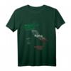 Italien Karte Umriss Flagge Städte Rom Mailand Neapel Turin - Reise T-Shirt für Italienliebhaber und Reisefans