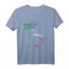 Italien Karte Umriss Flagge Städte Rom Mailand Neapel Turin - Reise T-Shirt für Italienliebhaber und Reisefans