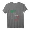 Italien Karte Umriss Flagge Städte Rom Mailand Neapel Turin - Reise T-Shirt für Italienliebhaber und Reisefans