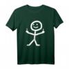 Lustiges Strichmännchen T-Shirt mit Mittelfinger – Witziges Geschenk für Freunde und Fans provokativen Humors
