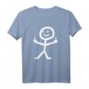 Lustiges Strichmännchen T-Shirt mit Mittelfinger – Witziges Geschenk für Freunde und Fans provokativen Humors