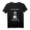 Lustiges Pinguin T-Shirt mit Spruch 'Bevor Du Fragst Nein' – Perfektes Geschenk für Humorliebhaber & Arbeitskollegen