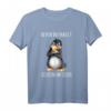 Lustiges Pinguin T-Shirt mit Spruch 'Bevor Du Fragst Nein' – Perfektes Geschenk für Humorliebhaber & Arbeitskollegen