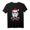 Star Wars Christmas Santa Stormtrooper Crossed Candy Canes T-Shirt - Offiziell lizenzierte Weihnachtskleidung für Fans