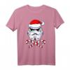 Star Wars Christmas Santa Stormtrooper Crossed Candy Canes T-Shirt - Offiziell lizenzierte Weihnachtskleidung für Fans