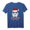 Star Wars Christmas Santa Stormtrooper Crossed Candy Canes T-Shirt - Offiziell lizenzierte Weihnachtskleidung für Fans