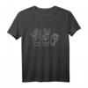 420 Hand Sign Minimal Art T-Shirt – Cooles Pot Lover Geschenk für Stoner, Kiffer & Cannabis Fans zu Geburtstag, Weihnachten & mehr