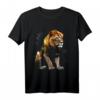 Löwe Kunst Tierliebhaber Motiv T-Shirt – Perfekt für Tierfreunde, Kinder & Familie, Tiermotive für Geschenke und Sammlerstücke