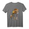 Löwe Kunst Tierliebhaber Motiv T-Shirt – Perfekt für Tierfreunde, Kinder & Familie, Tiermotive für Geschenke und Sammlerstücke