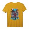 Japanisches Anime Kitsune Maske T-Shirt mit Oni Geist und Fox Design - Futuristische Otaku Kleidung für Männer und Frauen, Geschenk für Manga und Anime Fans