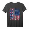 USA Flagge T-Shirt für Damen, Herren & Kinder - Patriotisches Americans T-Shirt mit US-Flagge