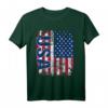 USA Flagge T-Shirt für Damen, Herren & Kinder - Patriotisches Americans T-Shirt mit US-Flagge