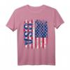 USA Flagge T-Shirt für Damen, Herren & Kinder - Patriotisches Americans T-Shirt mit US-Flagge