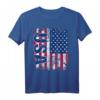 USA Flagge T-Shirt für Damen, Herren & Kinder - Patriotisches Americans T-Shirt mit US-Flagge