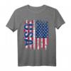 USA Flagge T-Shirt für Damen, Herren & Kinder - Patriotisches Americans T-Shirt mit US-Flagge