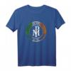 Pogue Mahone Logo Irland T-Shirt - Grün Weiß Orange für Irland Fans und Musikliebhaber