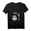 Damen & Herren Valentine Nutella-T-Shirt – Partner-Geschenk für Verliebte, mit V-Ausschnitt, perfekt für Geburtstag & Valentinstag