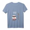 Damen & Herren Valentine Nutella-T-Shirt – Partner-Geschenk für Verliebte, mit V-Ausschnitt, perfekt für Geburtstag & Valentinstag