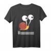 Schnecke mit großen Augen - Weinbergschnecke Schneckenhaus T-Shirt als lustiges Geschenk für Schneckenliebhaber und Gartenfreunde