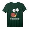 Schnecke mit großen Augen - Weinbergschnecke Schneckenhaus T-Shirt als lustiges Geschenk für Schneckenliebhaber und Gartenfreunde