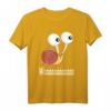 Schnecke mit großen Augen - Weinbergschnecke Schneckenhaus T-Shirt als lustiges Geschenk für Schneckenliebhaber und Gartenfreunde