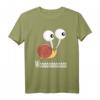 Schnecke mit großen Augen - Weinbergschnecke Schneckenhaus T-Shirt als lustiges Geschenk für Schneckenliebhaber und Gartenfreunde