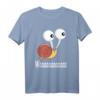 Schnecke mit großen Augen - Weinbergschnecke Schneckenhaus T-Shirt als lustiges Geschenk für Schneckenliebhaber und Gartenfreunde