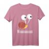 Schnecke mit großen Augen - Weinbergschnecke Schneckenhaus T-Shirt als lustiges Geschenk für Schneckenliebhaber und Gartenfreunde