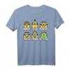 HapKitten Minions Throughout The Week T-Shirt - Offiziell lizenzierte Minions Mode für den besonderen Tag