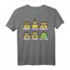 HapKitten Minions Throughout The Week T-Shirt - Offiziell lizenzierte Minions Mode für den besonderen Tag