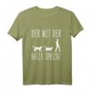 Katzenpapa T-Shirt mit Spruch 'Der Mit Der Katze Spricht' – Lustiges Geschenk für Katzenliebhaber und Tierfreunde