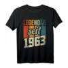 Lustiges 61. Geburtstag T-Shirt für Mann und Frau - Witzige Geschenkidee & Deko für den 61. Geburtstag 1963