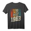 Lustiges 61. Geburtstag T-Shirt für Mann und Frau - Witzige Geschenkidee & Deko für den 61. Geburtstag 1963