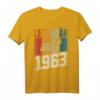 Lustiges 61. Geburtstag T-Shirt für Mann und Frau - Witzige Geschenkidee & Deko für den 61. Geburtstag 1963