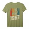 Lustiges 61. Geburtstag T-Shirt für Mann und Frau - Witzige Geschenkidee & Deko für den 61. Geburtstag 1963