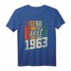 Lustiges 61. Geburtstag T-Shirt für Mann und Frau - Witzige Geschenkidee & Deko für den 61. Geburtstag 1963