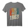 Lustiges 61. Geburtstag T-Shirt für Mann und Frau - Witzige Geschenkidee & Deko für den 61. Geburtstag 1963