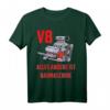 Lustiges V8 Motor Statement Musclecar Oldtimer Big Block T-Shirt - Für Auto- und Oldtimer-Liebhaber mit Humor