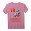 Lustiges V8 Motor Statement Musclecar Oldtimer Big Block T-Shirt - Für Auto- und Oldtimer-Liebhaber mit Humor