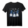 Lustiges Weihnachts-Wichtel Gnome T-Shirt mit Schneeflocken – Perfekt für Weihnachten, Advent & als festliches Familienoutfit