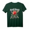 5FDP Warhead Skull Front & Back Print T-Shirt - Offizielles Five Finger Death Punch Merchandise für Fans